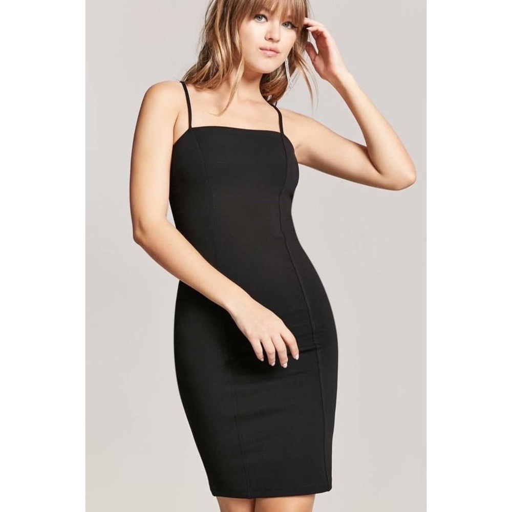 Forever 21 Black Mini Dress - Picture 2 of 3